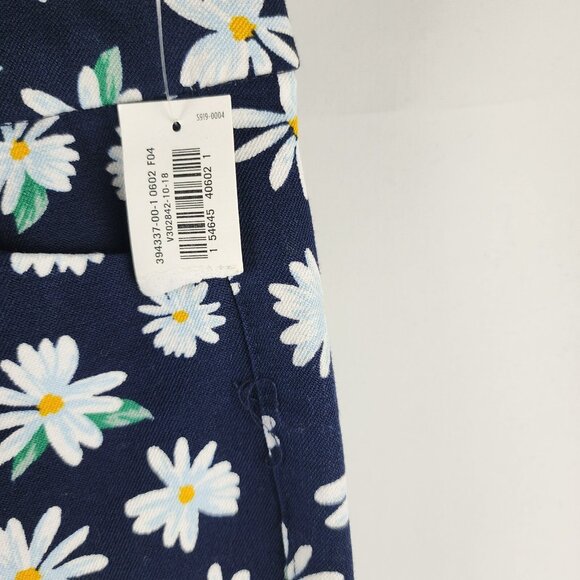 Old Navy Pants Womens 6 Multicolor Floral Print Pixie Ankle Leg Pant NWT - Picture 7 of 10